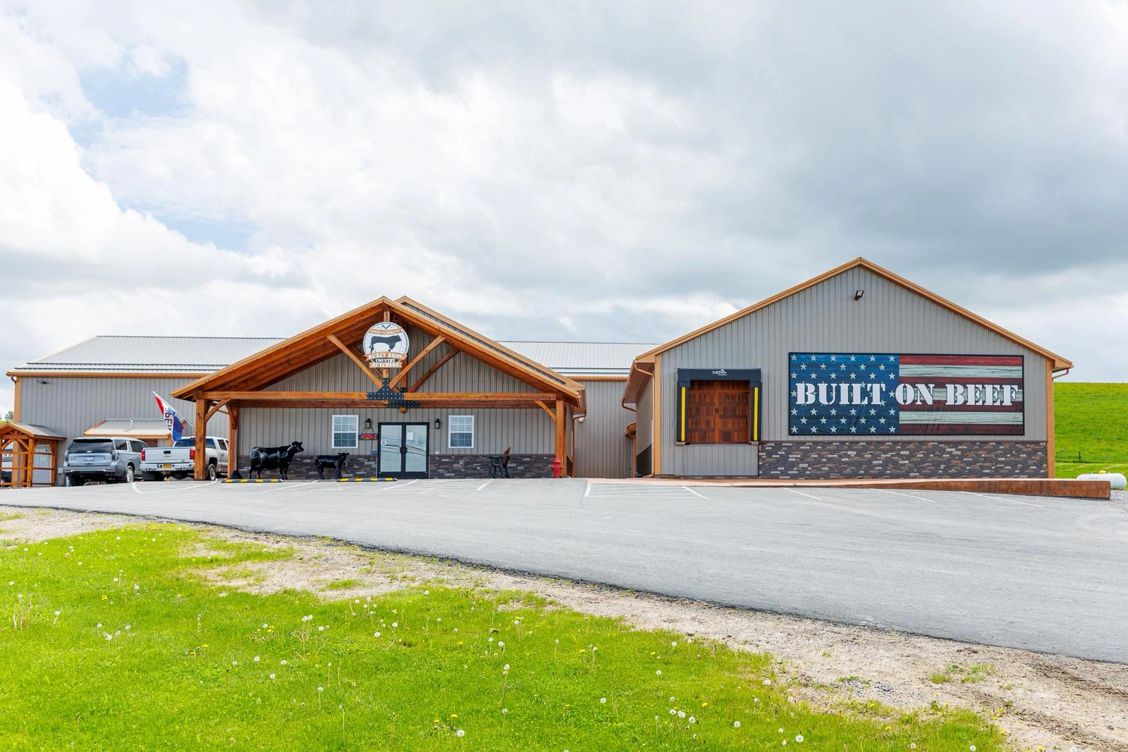 Completed Burly Brothers Country Butchery exterior in Attica, New York